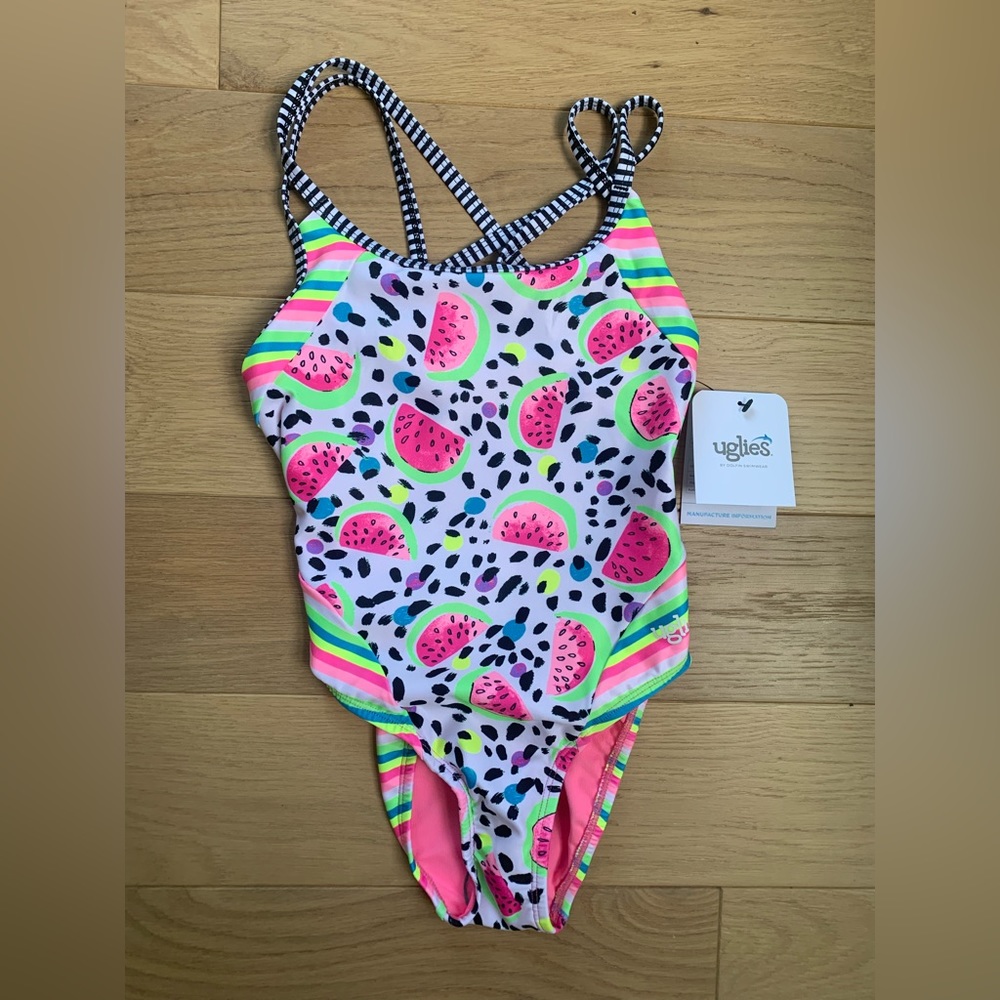 Dolfin Tutti Frutti Print Swimsuit. Size 28